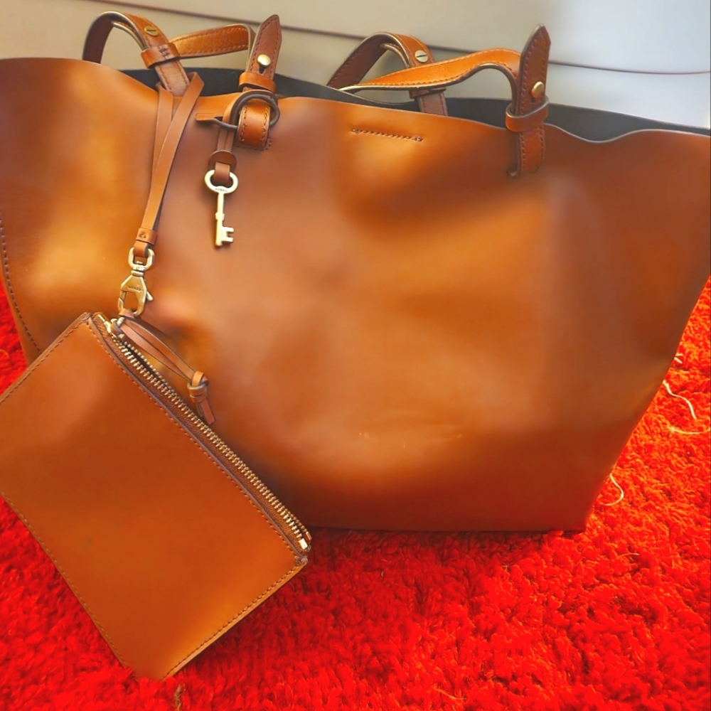 Fossil Large Rachel Tote with Extra Straps